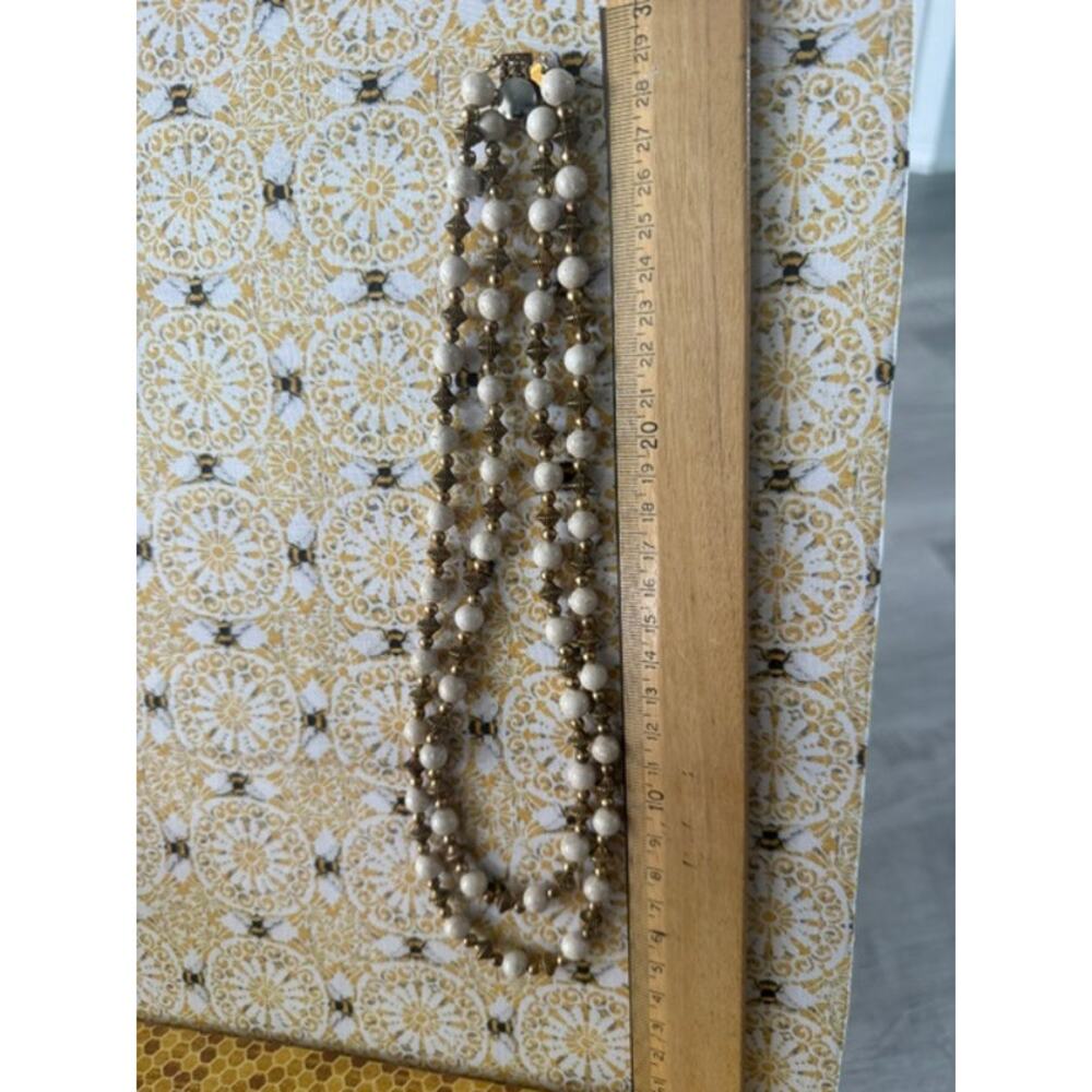 VINTAGE DBL-STRAND NECKLACE